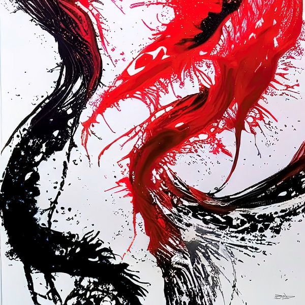 Gemälde aus Alkoholtinte und Acryl von Gelissen Artworks