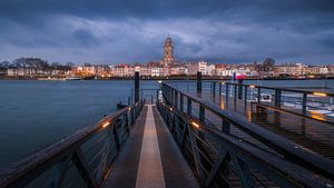 Skyline Deventer blauwe uur - versie 2