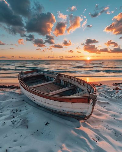Quiet moments, fishing boat