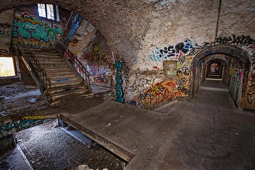 Cage d'escalier Fort Chartreuse