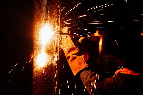 Schweißer in der Sonne