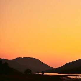 Sonnenuntergang in japanischen Farben - Silhouette von 28Art - Yorda