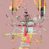 Peinture de homard. Vieux rose. sur Alie Ekkelenkamp