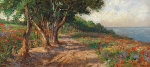 Olga Wisinger-Florian – Promenade mit Ulmen in Euxinograd