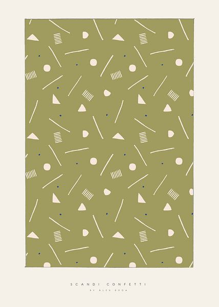 Scandi Confetti von Álex Roda by The Artcircle