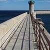 Lijnenspel Vuurtoren Bastia, Corsica van Marianne van den Bogaerdt