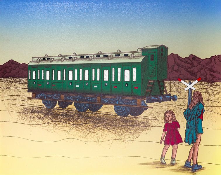 Train Desert Children by Helmut Böhm