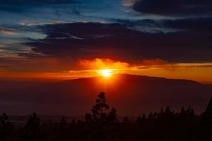 Sonnenuntergang auf Teneriffa, Spanien
