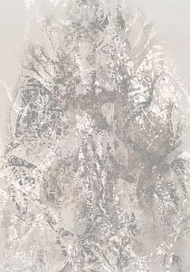 Japanischer Baum des Lebens in Beige Grau