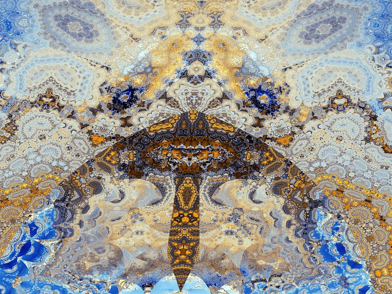 Calculated abstract #01 by Aad van Dorp