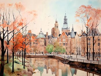 Sketch landschap van Den haag