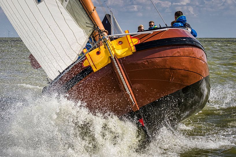 Close up Grouster Skûtsje by ThomasVaer | Tom Coehoorn