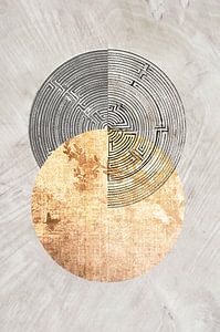 ZEN gold circular 'rein'