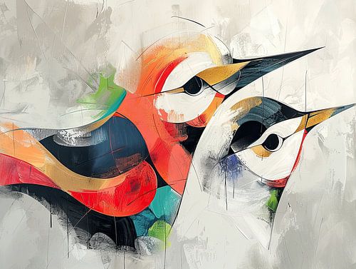 Vogeltjes | Schilderij