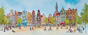 Impression of Amsterdam by Abstract Painting