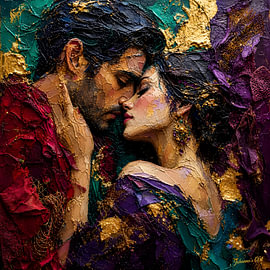Gilded Devotion – From the Emerald Nocturnes Collection by Johannas Art Creations