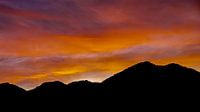 Mountains sunset
