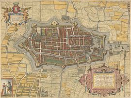 Karte von Alkmaar (1597), Cornelis Drebbel