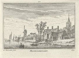Abraham Rademaker, View of Moordrecht, 1631 by Atelier Liesjes