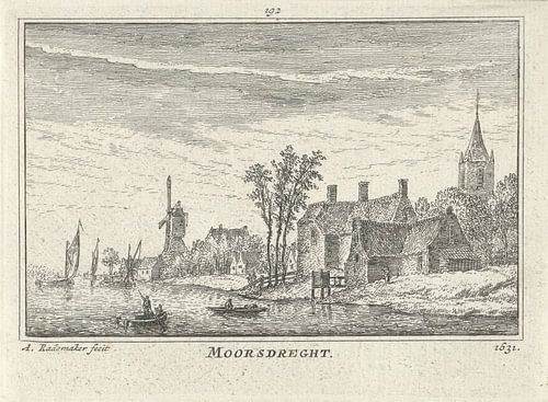 Abraham Rademaker, Gezicht op Moordrecht, 1631