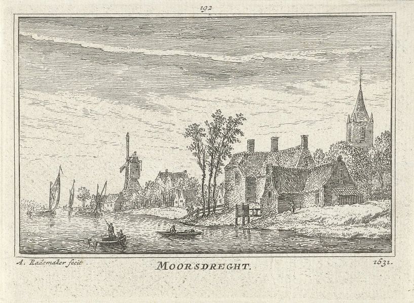 Abraham Rademaker, Ansicht von Moordrecht, 1631 von Atelier Liesjes