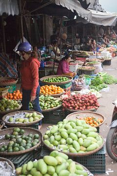 Marktdag in Vietnam