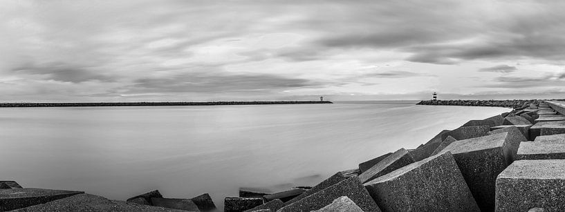 Panorama Vissershaven, Scheveningen. van Renzo Gerritsen