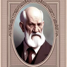 Sigmund Freud by Sahruddin Said