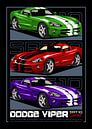 Dodge Viper SRT-10 Muscle Car by Adam Khabibi thumbnail