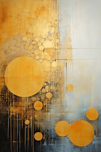 Abstract gold by Wall Wonder
