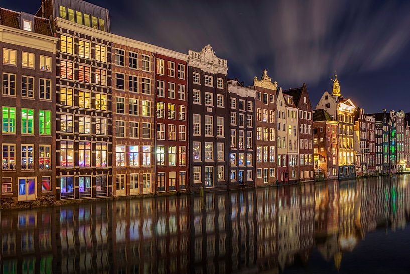 Damrak Amsterdam by Michael van der Burg
