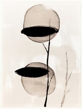 Japandi kunstwerk van Franka Poulain