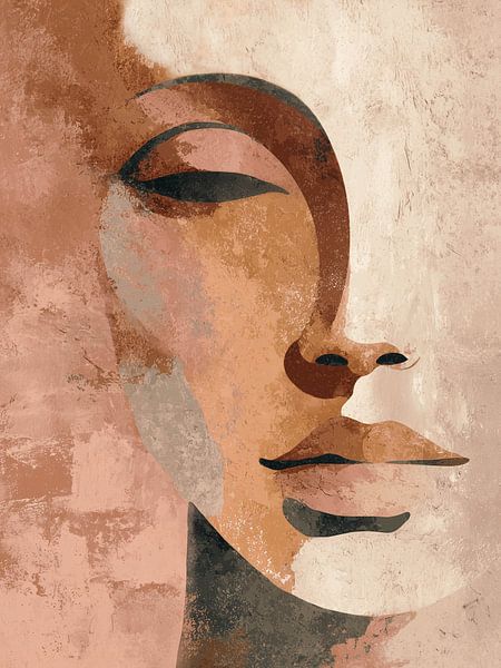 Silence of a face by Color Square