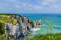 Die Küste von Étretat, Normandie von Gijs Rijsdijk Miniaturansicht