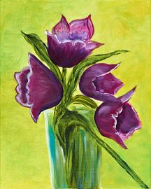 Lila Tulpen von Nelleke Bruno