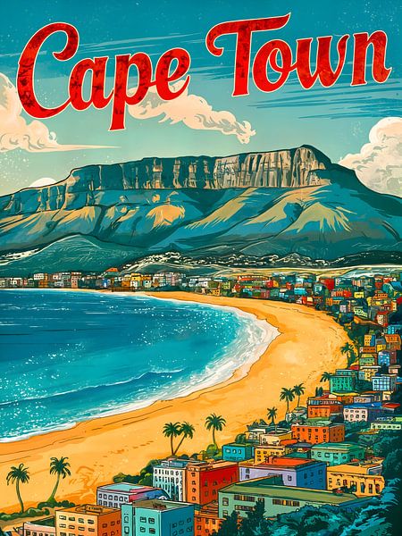 Bezaubernder Kunstdruck von Kapstadt von Robert Swaine