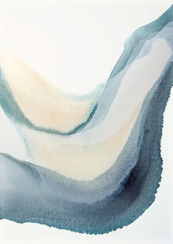 Bleu d'encre fluide 4 sur W. Vos