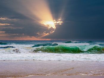 Rough surf on the Portuguese coast