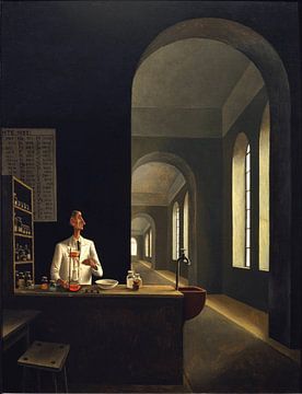 Franz Sedlacek, De scheikundige, 1932 van Atelier Liesjes