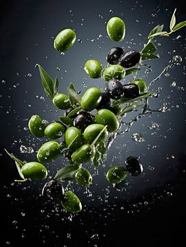 groene olijven van PixelPrestige