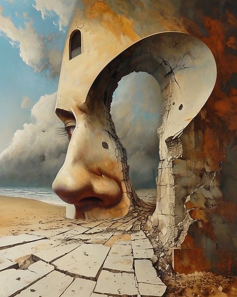 Purer Surrealismus von fernlichtsicht