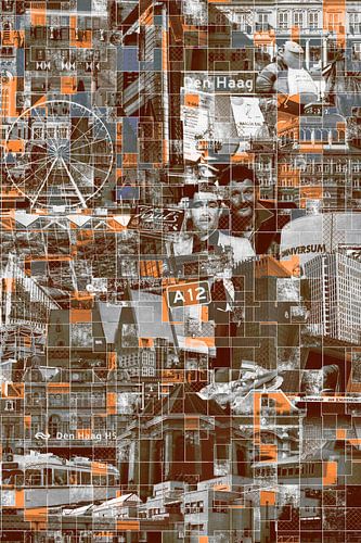 Den Haag collage van Stef van Campen