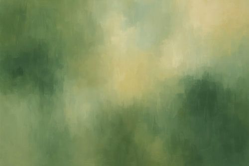 Zachte groene verfnevel