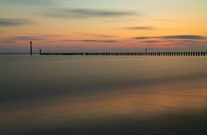 Coucher de soleil en Zélande