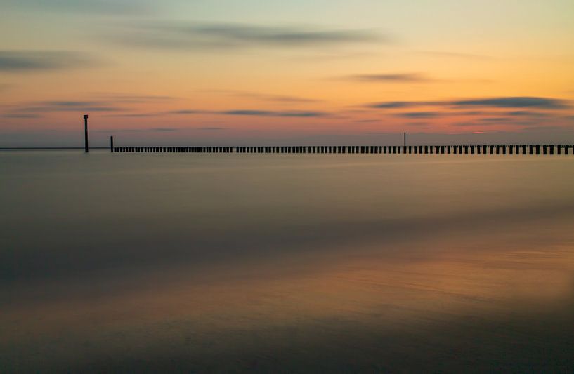 Coucher de soleil en Zélande par MSP Canvas