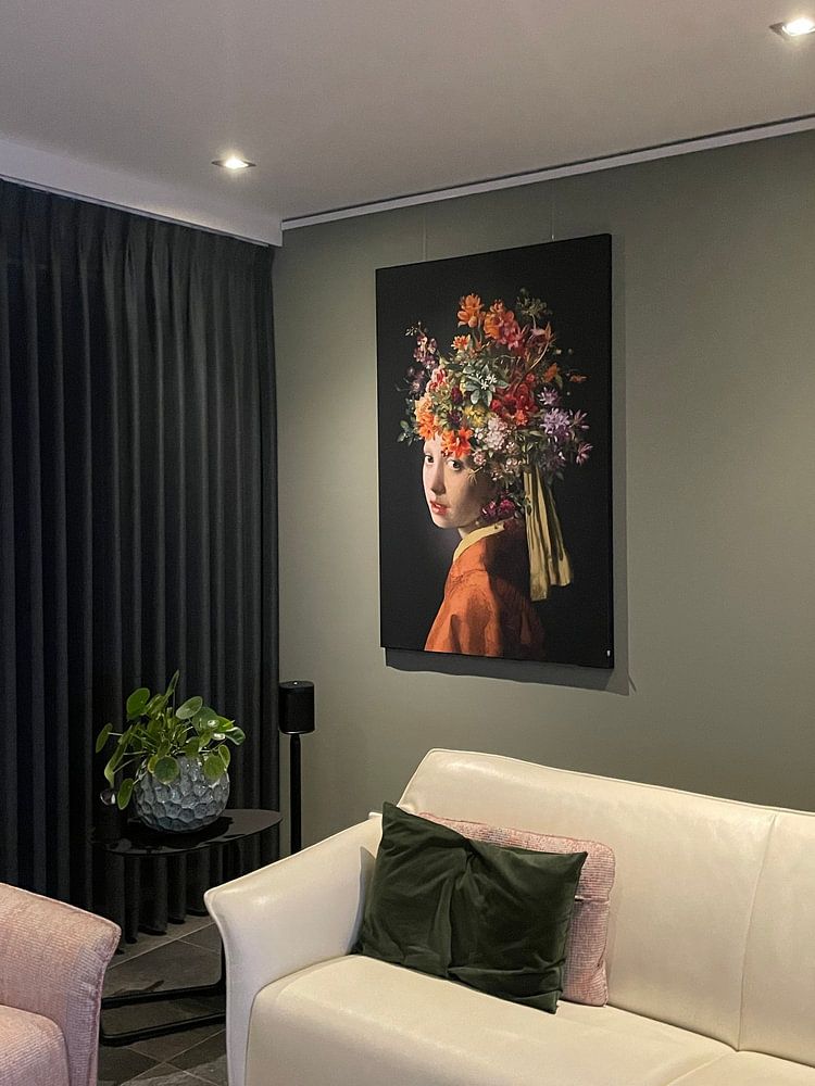 Meisje met de Parel – The Orange Autumn Edition  von Marja van den Hurk 