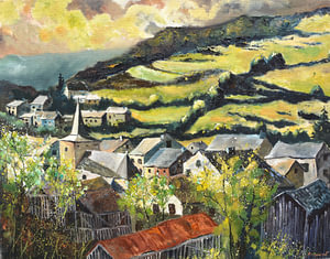 Dorf in den belgischen Ardennen