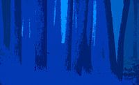 Blauwe Bomen van Ronald Wilfred Jansen thumbnail