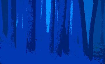 Blauwe Bomen van Ronald Jansen