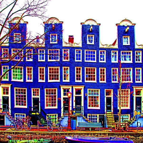 Colorful Amsterdam #111 van Theo van der Genugten